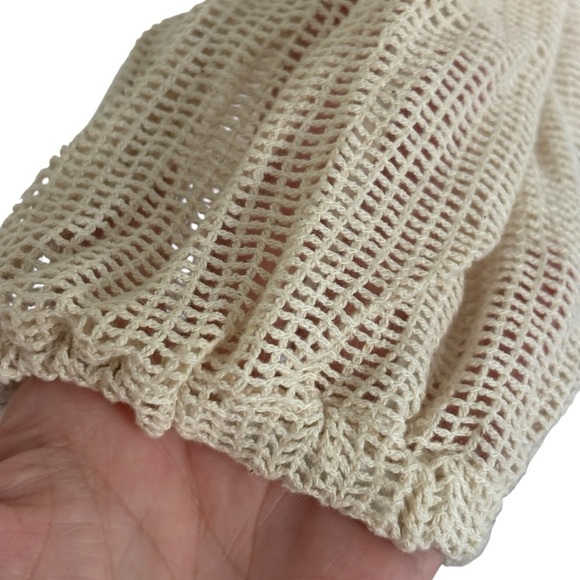 Free People Bonita Trim Crochet Kimono Embroidered - Picture 11 of 12